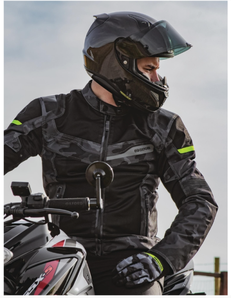 Jacke "Dakar Air 1.0 Dry2Dry" - OXFORD - camouflage schwarz/grau